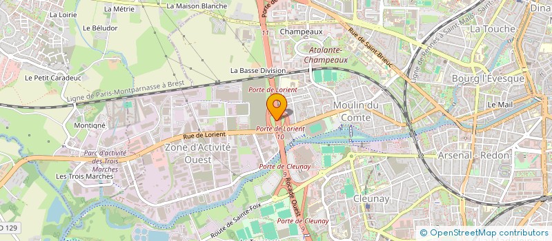 localisation de l'entreprise KER MINIAC  RENNES