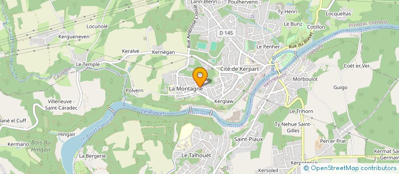 localisation de l'entreprise KER MOANA  INZINZAC-LOCHRIST