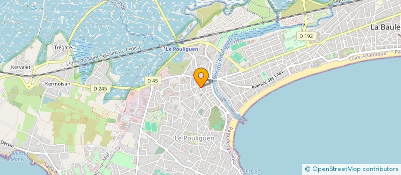 localisation de l'entreprise KER NATURE  LE POULIGUEN