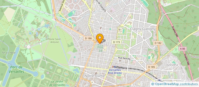 localisation de l'entreprise KER NERUBLIS  LE CHESNAY-ROCQUENCOURT