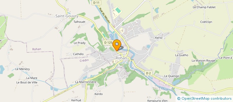 localisation de l'entreprise KER NEVEZ  ROHAN