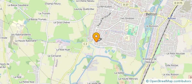 localisation de l'entreprise KER NOT  BETTON