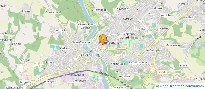 localisation de l'entreprise KER OPTIQUE à HENNEBONT