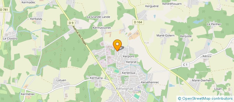 localisation de l'entreprise KER OZEN à KERVIGNAC