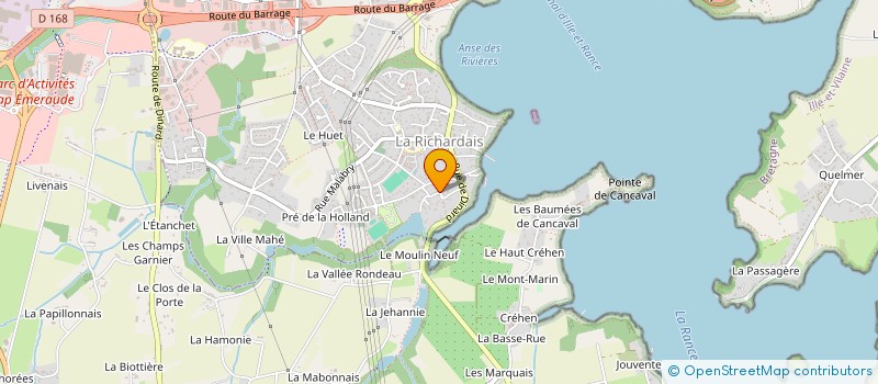 localisation de l'entreprise KER PASKY INVEST  LA RICHARDAIS