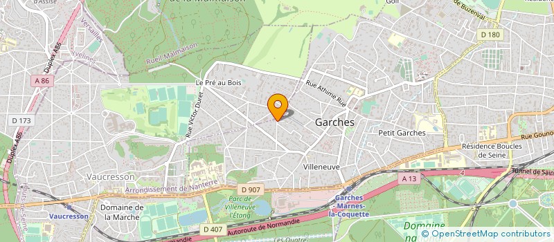 localisation de l'entreprise KER-PENN-AR-BED à GARCHES