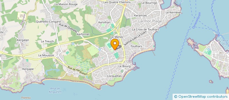 localisation de l'entreprise KER PRE SAINT GERVAIS  LARMOR-PLAGE