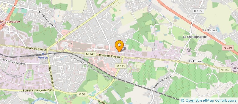 localisation de l'entreprise KER PRO  BASSE-GOULAINE