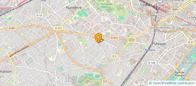 localisation de l'entreprise KER QUEST  NANTERRE