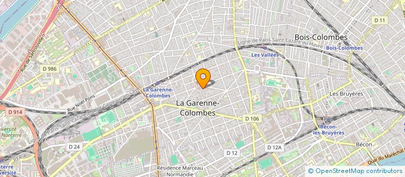 localisation de l'entreprise KER REGBER à LA GARENNE-COLOMBES