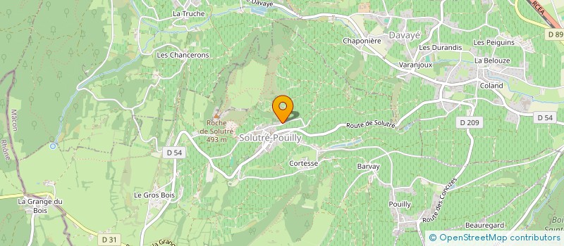 localisation de l'entreprise KER ROCHE  SOLUTRE-POUILLY