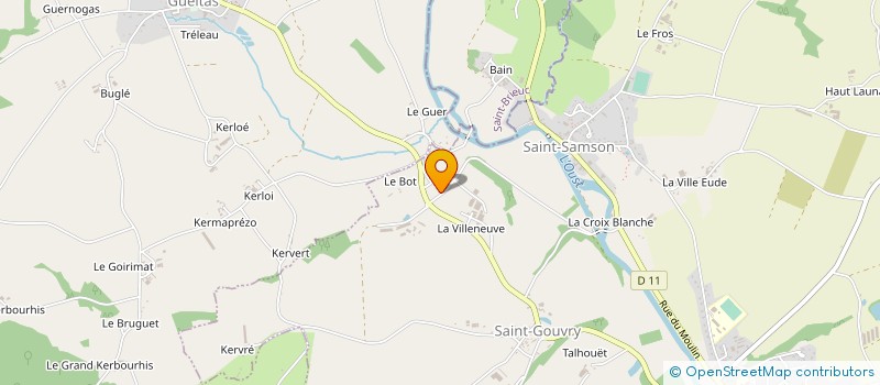 localisation de l'entreprise KER RONAN à ROHAN