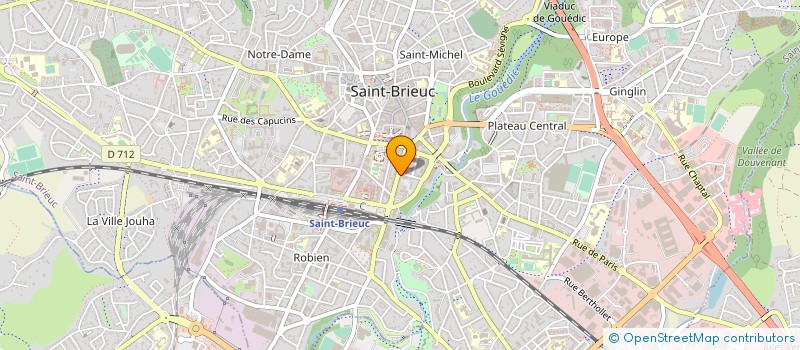 localisation de l'entreprise KER ROZ à SAINT-BRIEUC