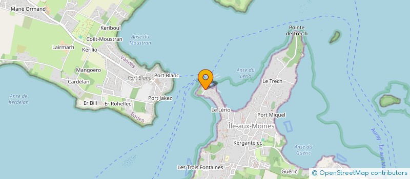 localisation de l'entreprise KER ROZO  ILE-AUX-MOINES