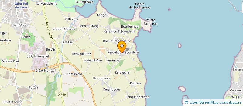 localisation de l'entreprise KER SAINT PIERRE  SAINT-POL-DE-LEON