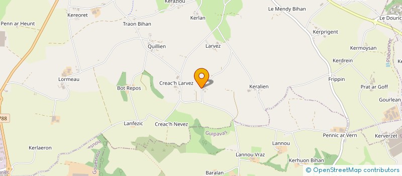 localisation de l'entreprise KER SALIC  PLABENNEC
