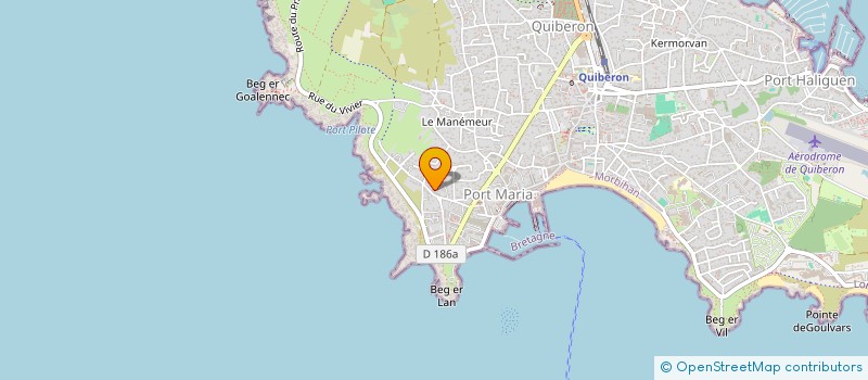 localisation de l'entreprise KER SARDINES  QUIBERON