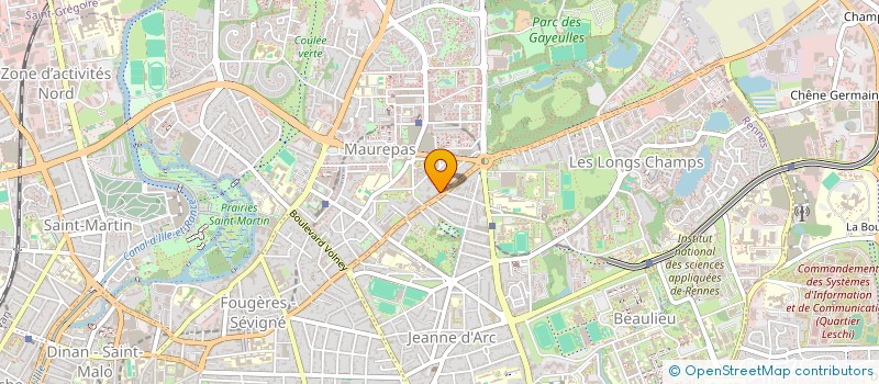 localisation de l'entreprise KER SATIN  RENNES