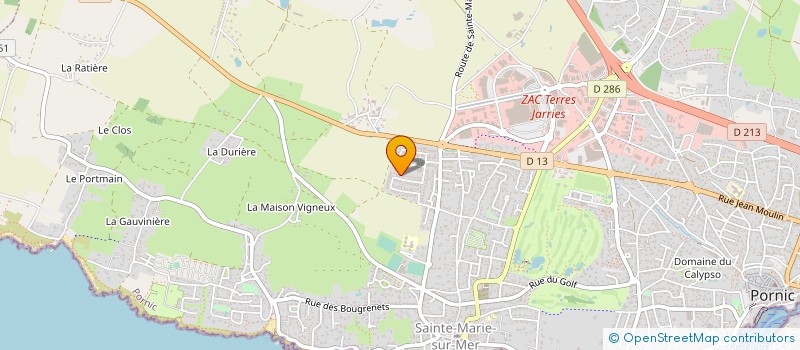 localisation de l'entreprise KER SENEGAULOIS à PORNIC