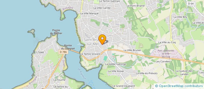 localisation de l'entreprise KER SOLIDOR  SAINT-BRIAC-SUR-MER