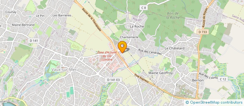 localisation de l'entreprise KER STELIE  VAUX-SUR-MER