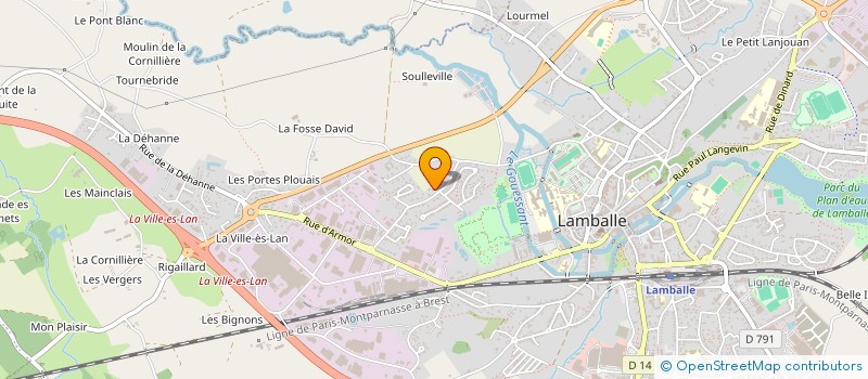 localisation de l'entreprise KER STIVELL  LAMBALLE-ARMOR