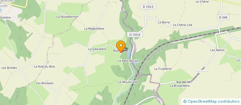 localisation de l'entreprise KER SYLIA à BRETONCELLES
