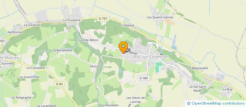 localisation de l'entreprise KER TRO VAT  TRANS-LA-FORET