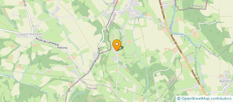 localisation de l'entreprise KER TURON  LAMARQUE-PONTACQ