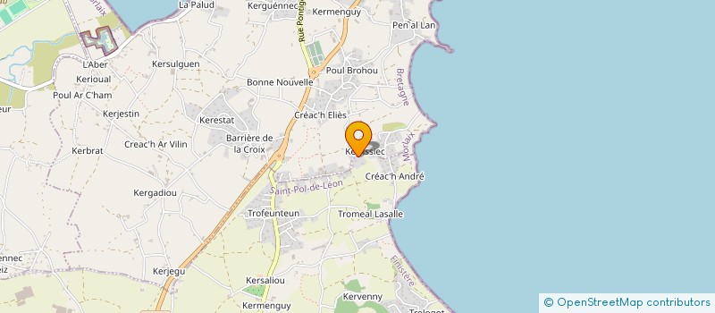 localisation de l'entreprise KER VEAL  SAINT-POL-DE-LEON
