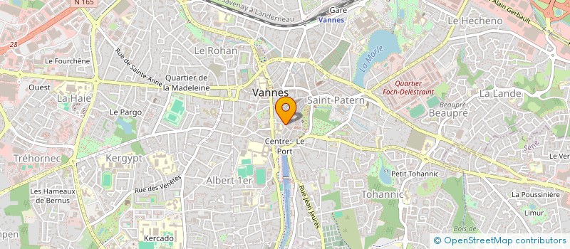 localisation de l'entreprise KER VERT  VANNES