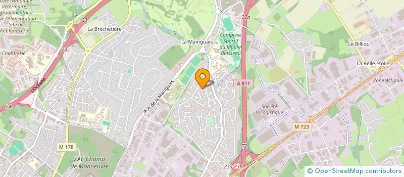 localisation de l'entreprise KER WEST  CARQUEFOU