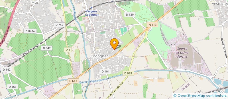 localisation de l'entreprise KER WHITE  CODOGNAN