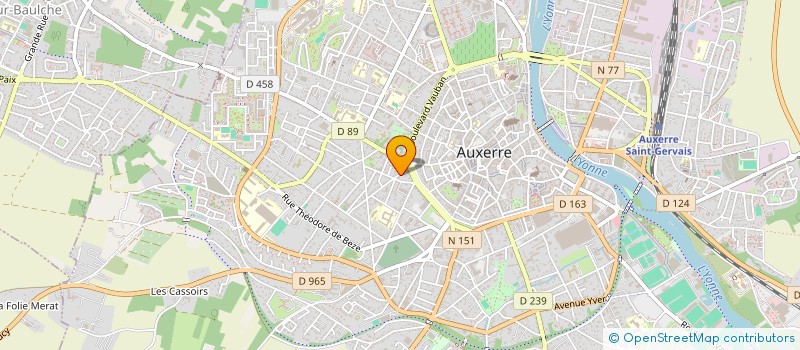 localisation de l'entreprise KER YANNOU à AUXERRE