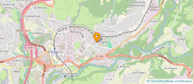 localisation de l'entreprise KER ZAC  ARGONAY