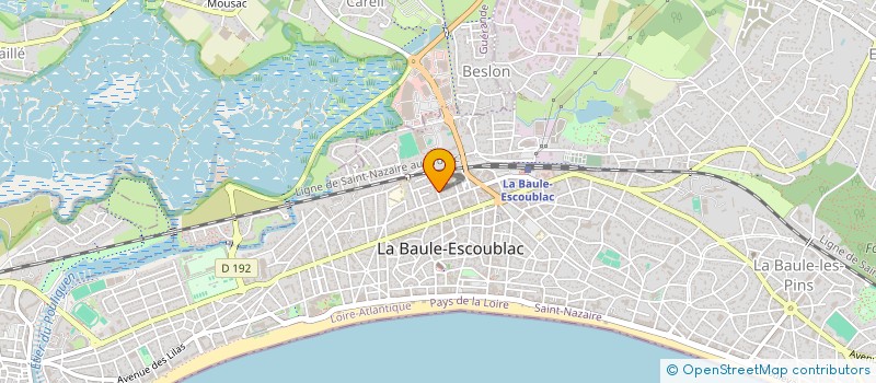 localisation de l'entreprise KER ZEN  LA BAULE-ESCOUBLAC