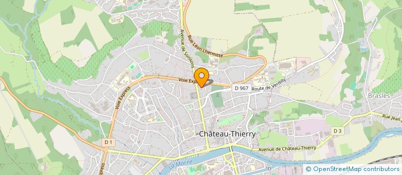 localisation de l'entreprise KER106 à CHATEAU-THIERRY
