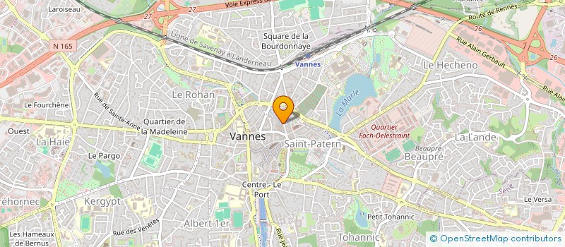 localisation de l'entreprise KER2A CONSULTING à VANNES