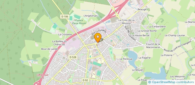 localisation de l'entreprise KER8025  LIFFRE