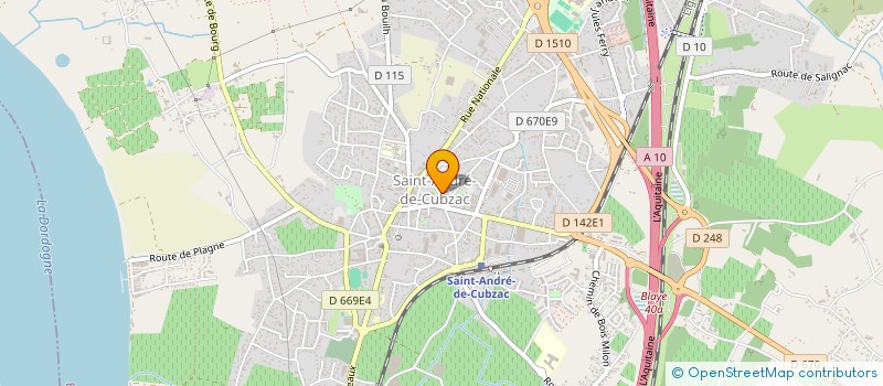 localisation de l'entreprise KERA CONSEIL  SAINT-ANDRE-DE-CUBZAC