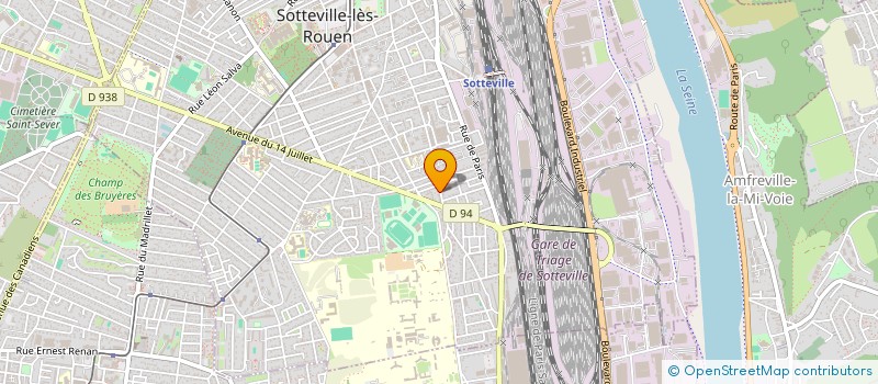 localisation de l'entreprise KERA COURTAGE  SOTTEVILLE-LES-ROUEN