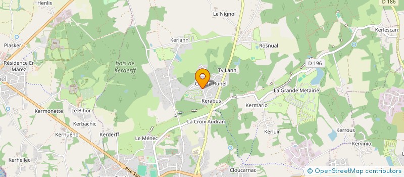 localisation de l'entreprise KERABUS à CARNAC
