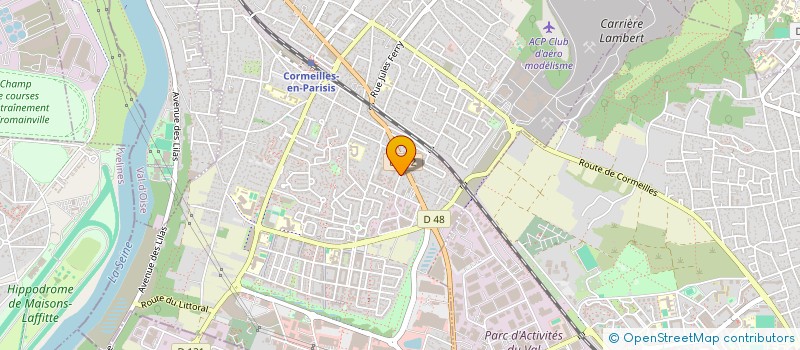 localisation de l'entreprise KERADEN à CORMEILLES-EN-PARISIS
