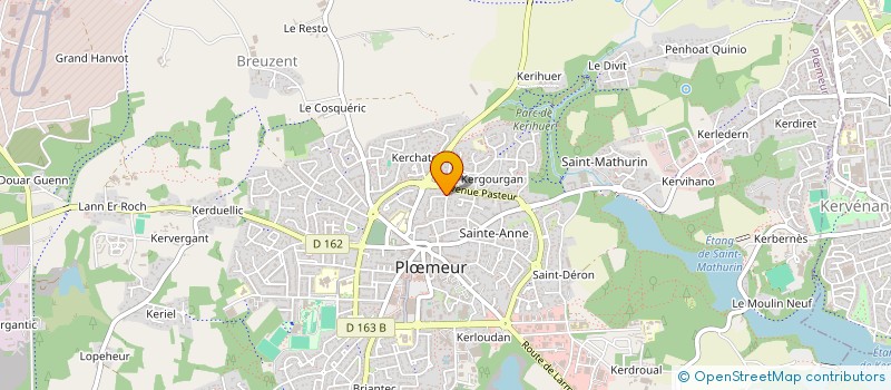 localisation de l'entreprise KERAGAN à PLOEMEUR