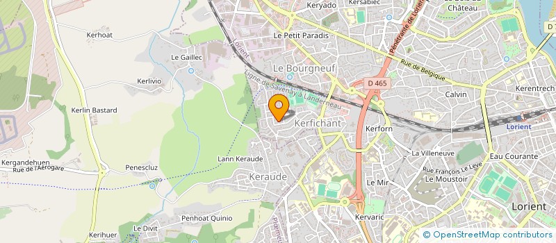 localisation de l'entreprise KERAGANS  LORIENT