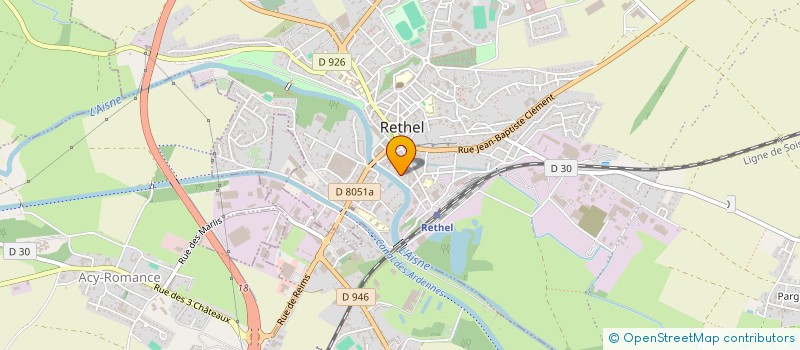 localisation de l'entreprise KERAL  RETHEL