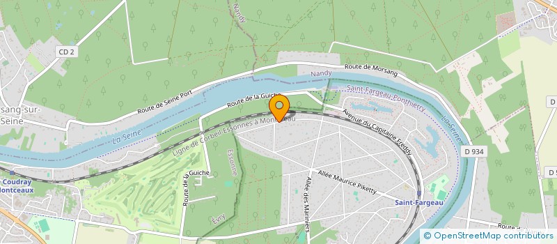 localisation de l'entreprise KERALEC  SAINT-FARGEAU-PONTHIERRY