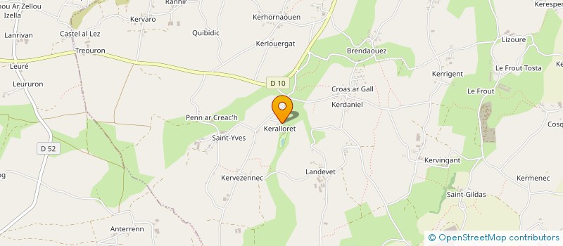 localisation de l'entreprise KERALLORET  GUISSENY