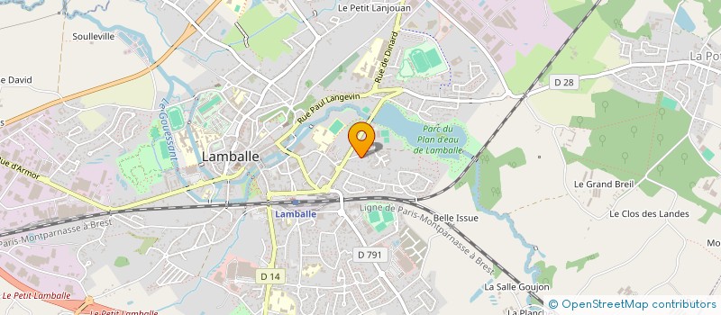 localisation de l'entreprise KERALMOR  LAMBALLE-ARMOR