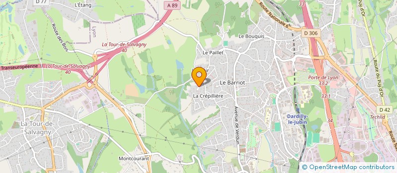 localisation de l'entreprise KERALOAS  DARDILLY